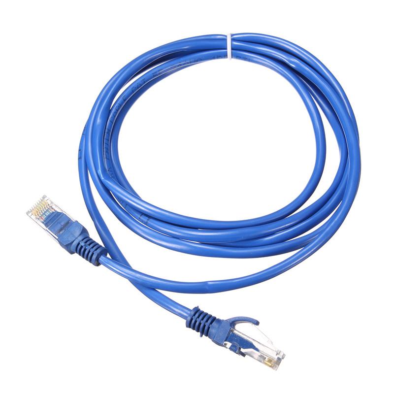 Cáp Mạng Lan- Internet 2 Đầu Bấm Sẵn 10M Màu Xanh