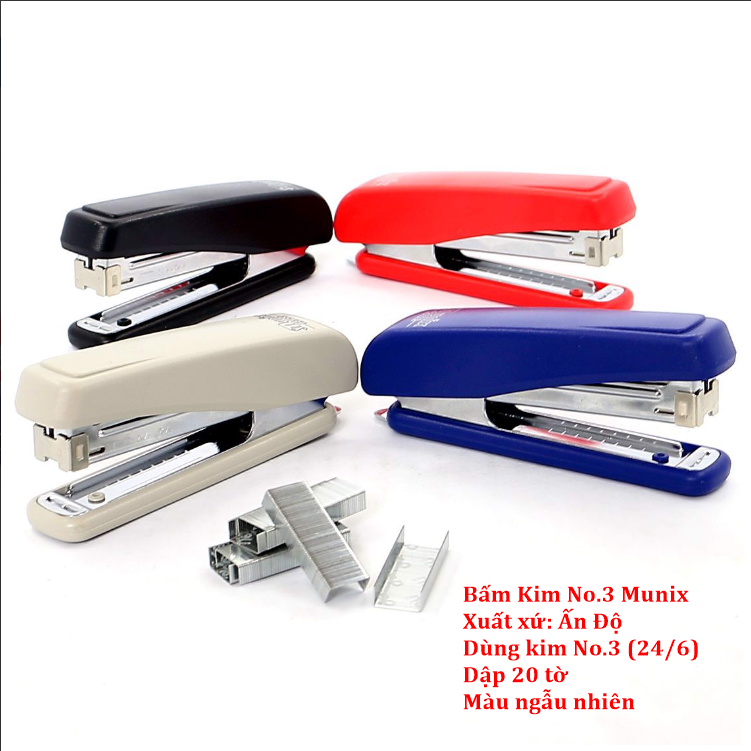 [HCM]Bấm Kim No.3(24/6) Munix 25103