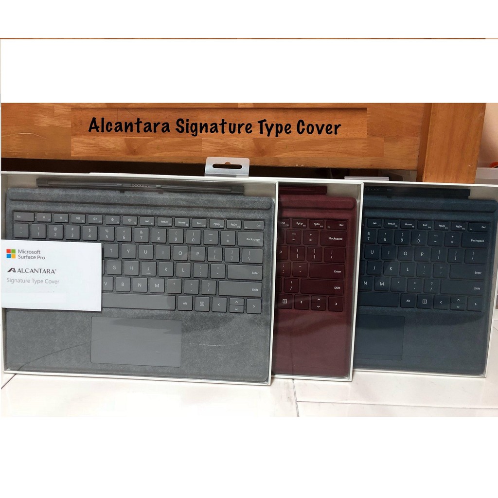 Bàn Phím Surface Pro 2017 Signature Type Cover Alcantara