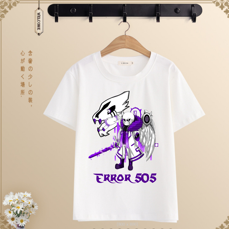 Áo Thun Tam Sans Error 404 | Error Sans 505 | Sans 606 Đại Chiến Đủ Size Cho Bé