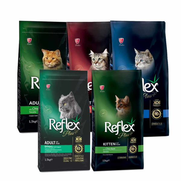 Thức Ăn Hạt Cho Mèo Lớn Reflex Plus Adult Chicken/ Salmon/ Urinary/ Hairball/ Choosy