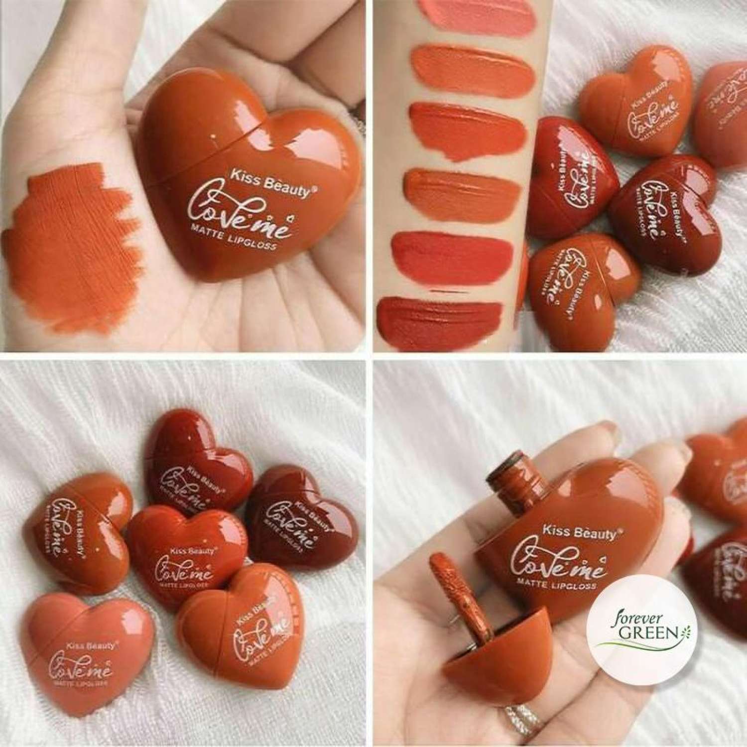 Son Kem Tint Kiss Beauty Trái Tim For Valentine MC080 giá rẻ