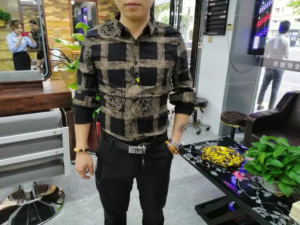 Áo sơ mi nam nữ lụa phối 3D mang đậm chất việt nam W660