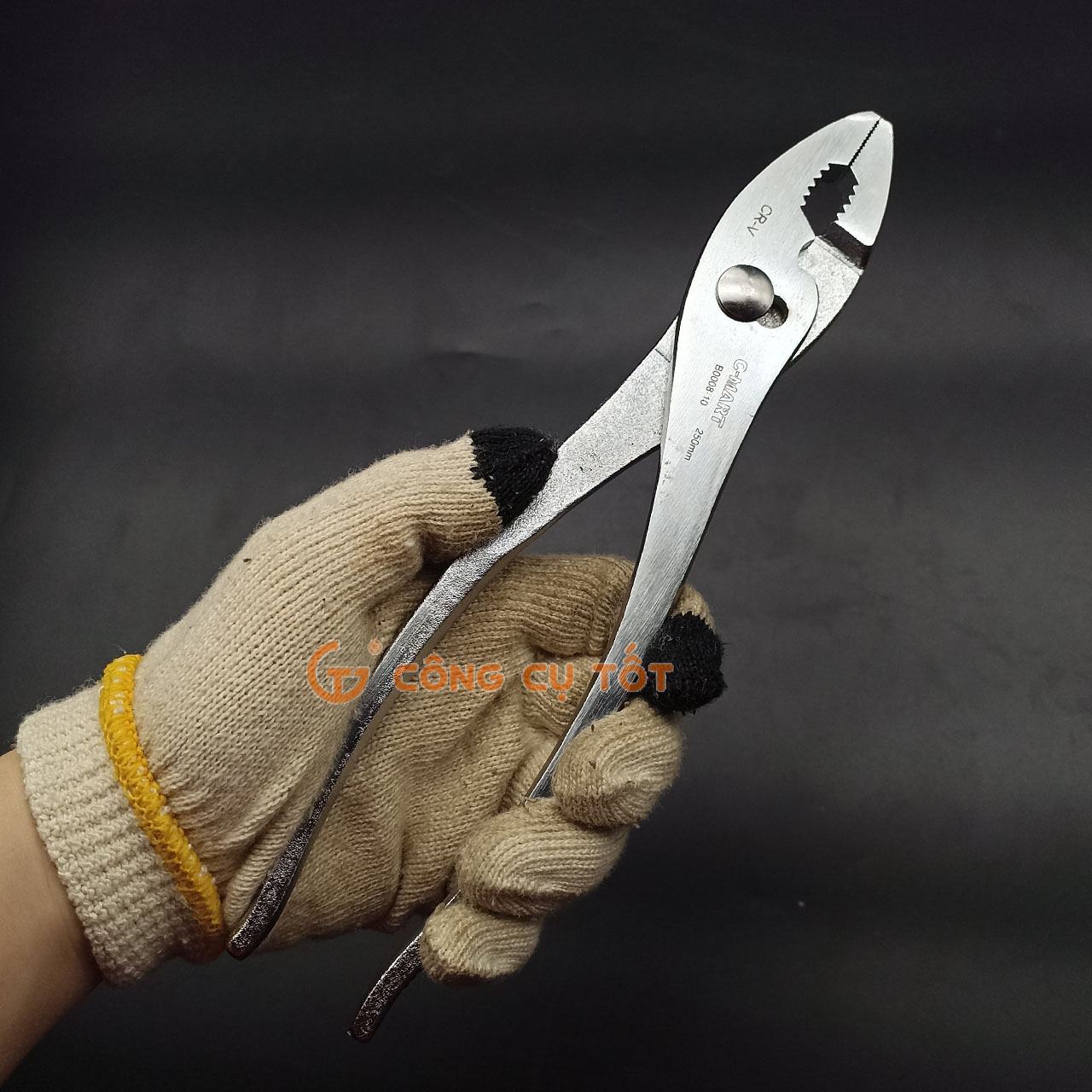 Kìm mỏ cá 10inch 250mm C-MART B0008-10