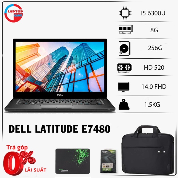 [Trả góp 0%]Dell Latitude 7480 CORE  I7-7600U, I5 6300U - utrabook cao cấp -màn 14.0 inch FHD