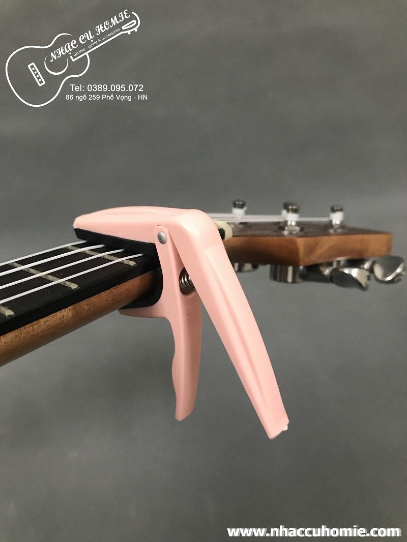 KẸP ĐÀN UKULELE HỒNG NHẠT - CAPO HỒNG NHẠT