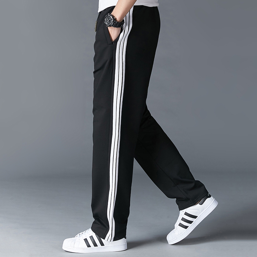 [ Deal Độc Quyền ] Quần Jogger Nam Cạp Chun Ống Suông Phối Ba Sọc Phong Cách Thể Thao Trẻ Trung Năng Động V2 NTD MEN QUAN 059