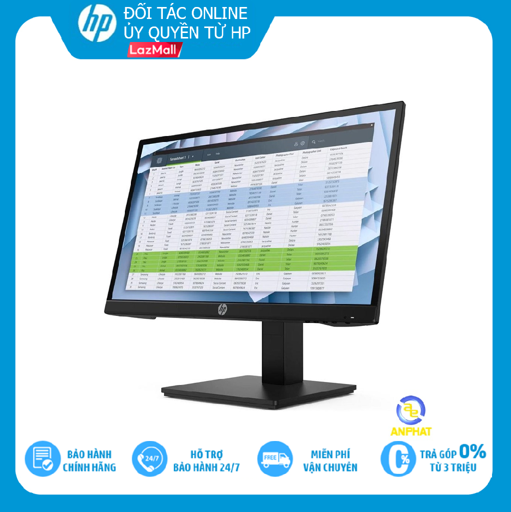 TRẢ GÓP 0% Màn hình máy tính HP P22 G4 1A7E4AA 21.5 inch FHD IPS Hàng chính hãng