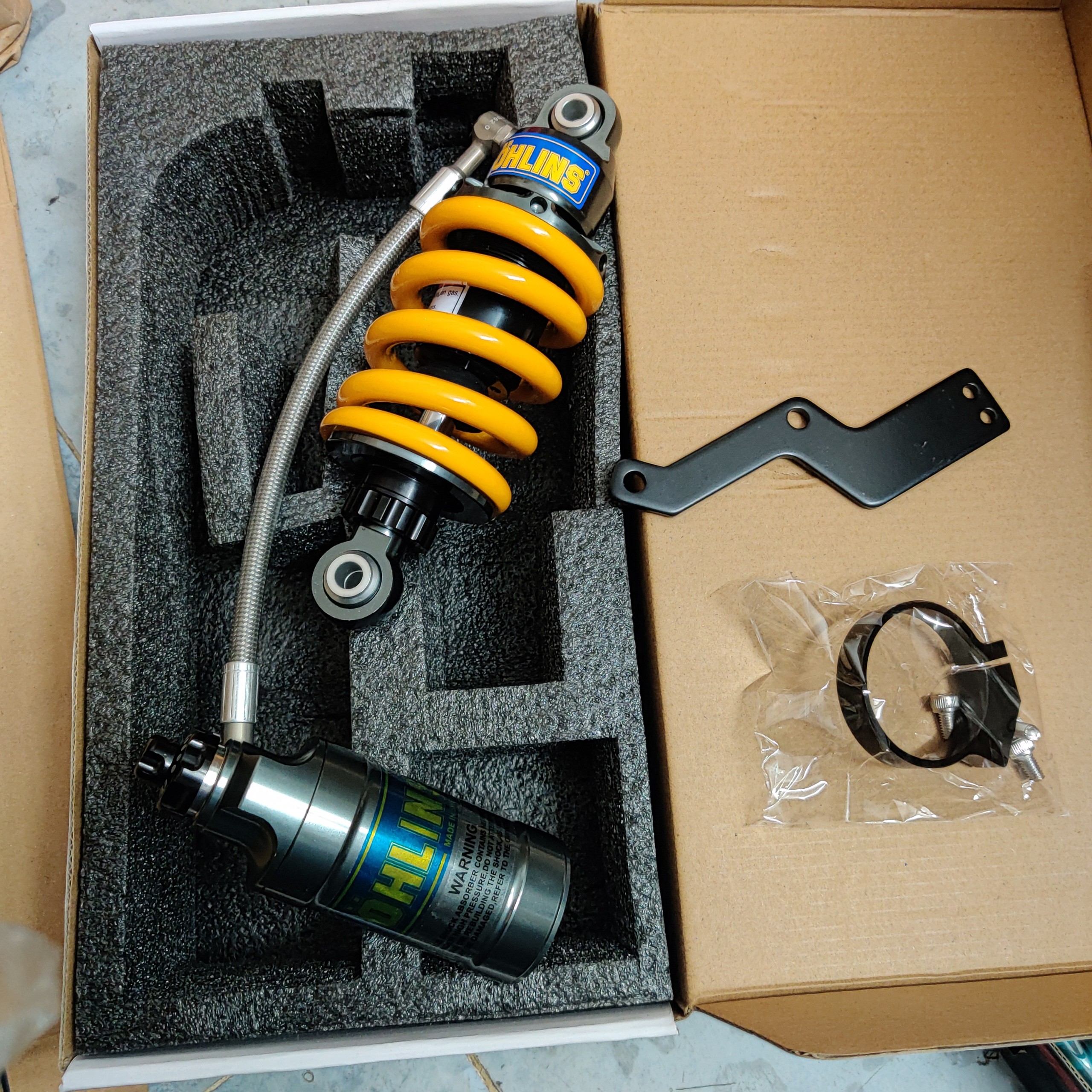 [HCM]phuộc ohlins bình dầu xoay 360 gắn ex winner satria sonic