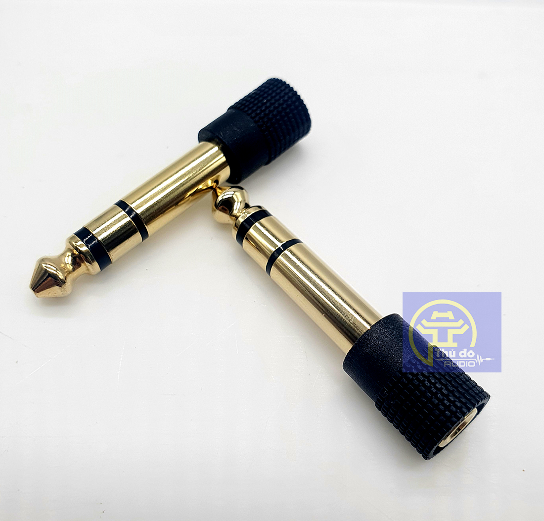 01 jack chuyển audio 6.5 đực sang 3.5 cái