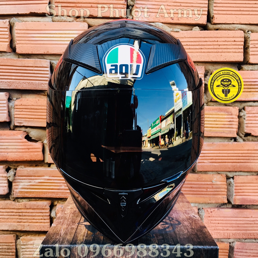 MŨ BẢO HIỂM ROYAL M138 LÊN TEM AGV ĐỎ
