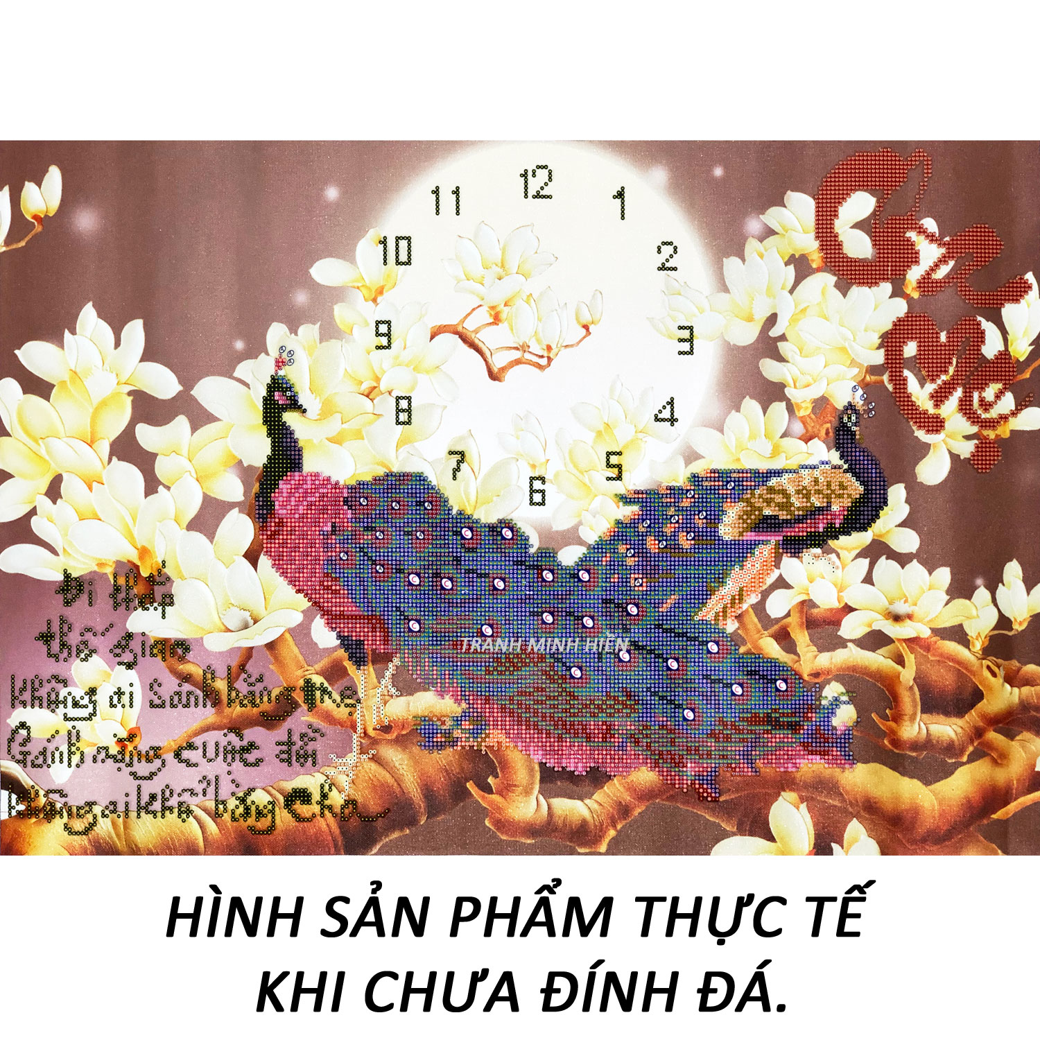 Tranh Đính Đá 5D - Cha Mẹ Là Trời Cao Biển Rộng 38 (Kèm Quà Tặng) - Tranh Minh Hiền (TỰ ĐÍNH ĐÁ)