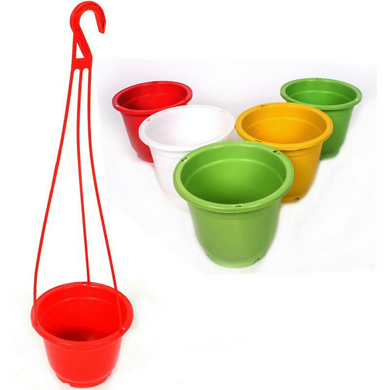 Chậu treo trồng hoa rau cây kiểng 21cm