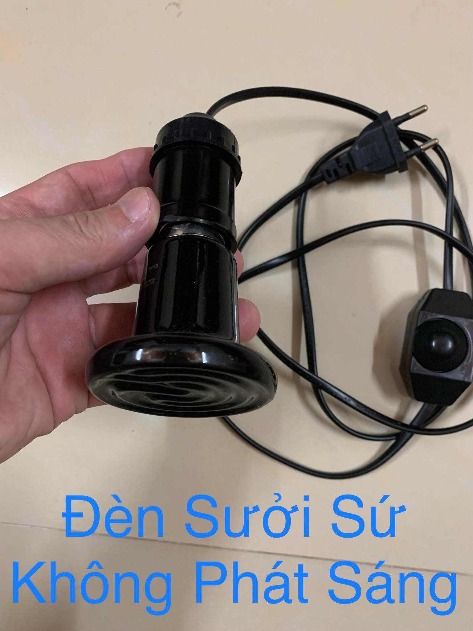 BỘ ĐÈN SƯỞI SỨ KHÔNG PHÁT SÁNG