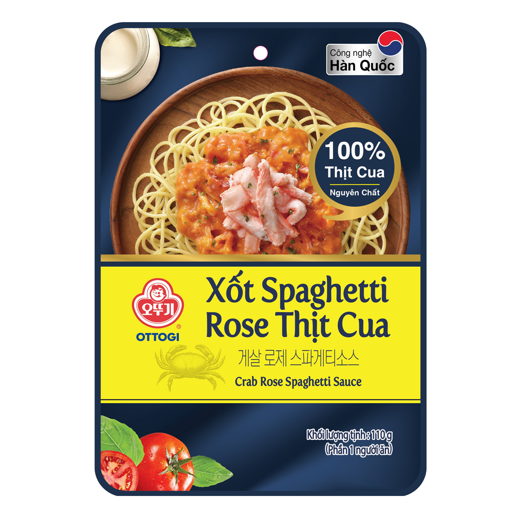 Xốt spaghetti rose thịt cua Otoki 110g