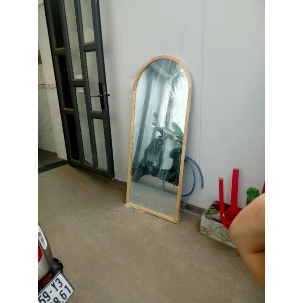 Gương soi toàn thân Gỗ Thông cao cấp