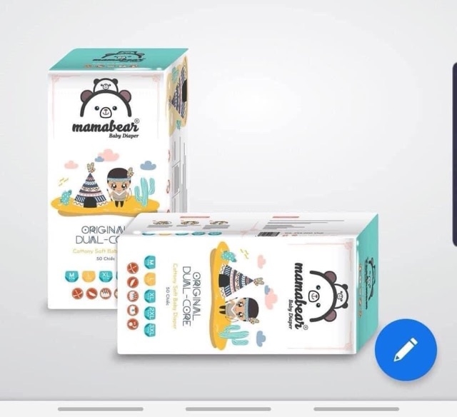 Tã quần Mama Bear Mamabear combo 50 miếng đủ size