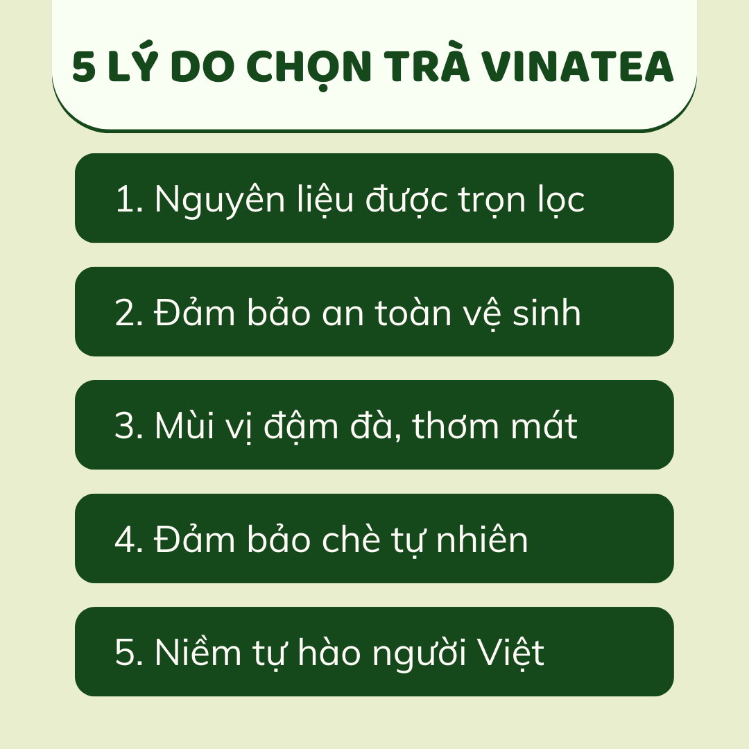 TRÀ VINATEA HOA CÚC MẬT ++ TÚI LỌC 40G