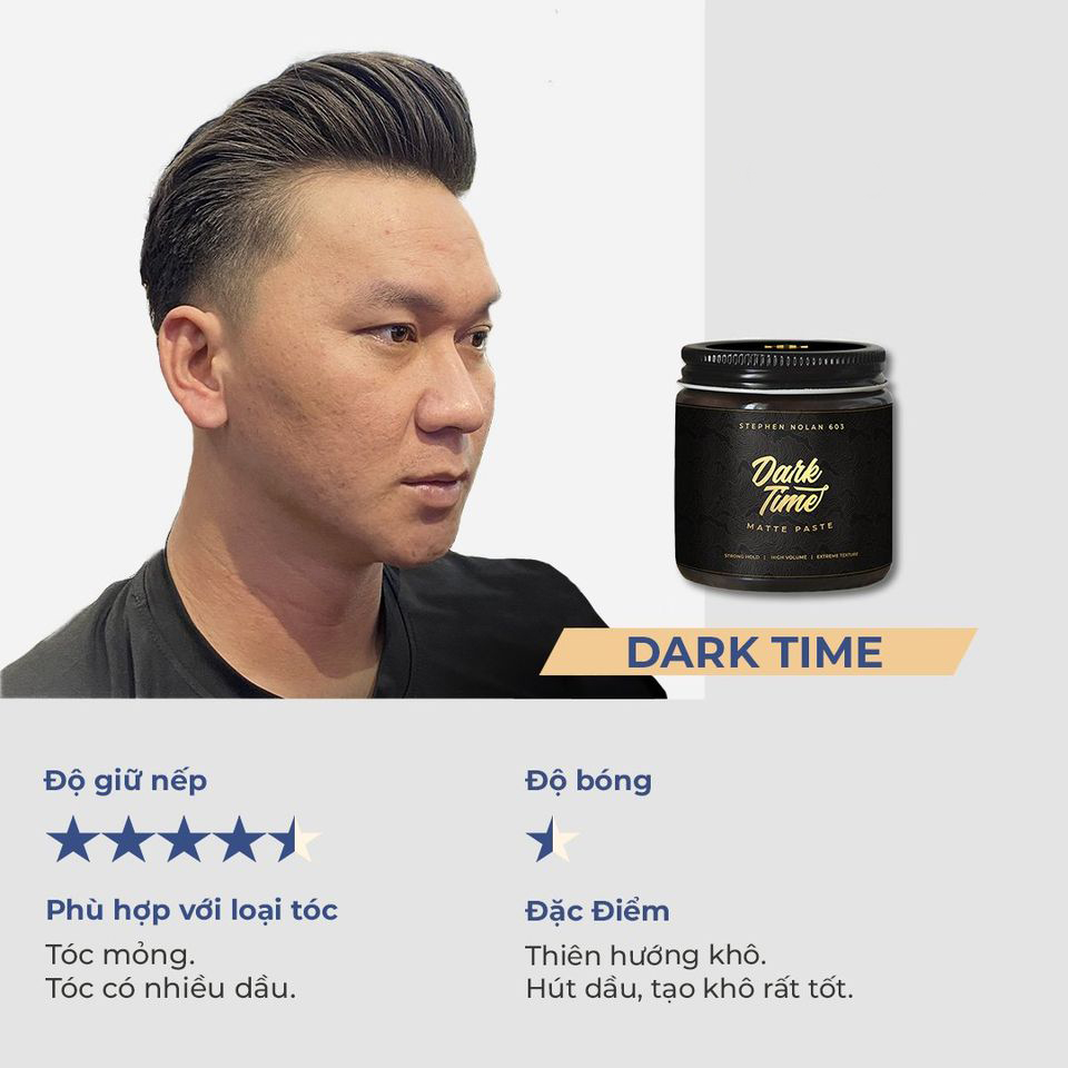 [HCM]Sáp Vuốt Tóc Stephen Nolan 603 Dark Time 56g/110g