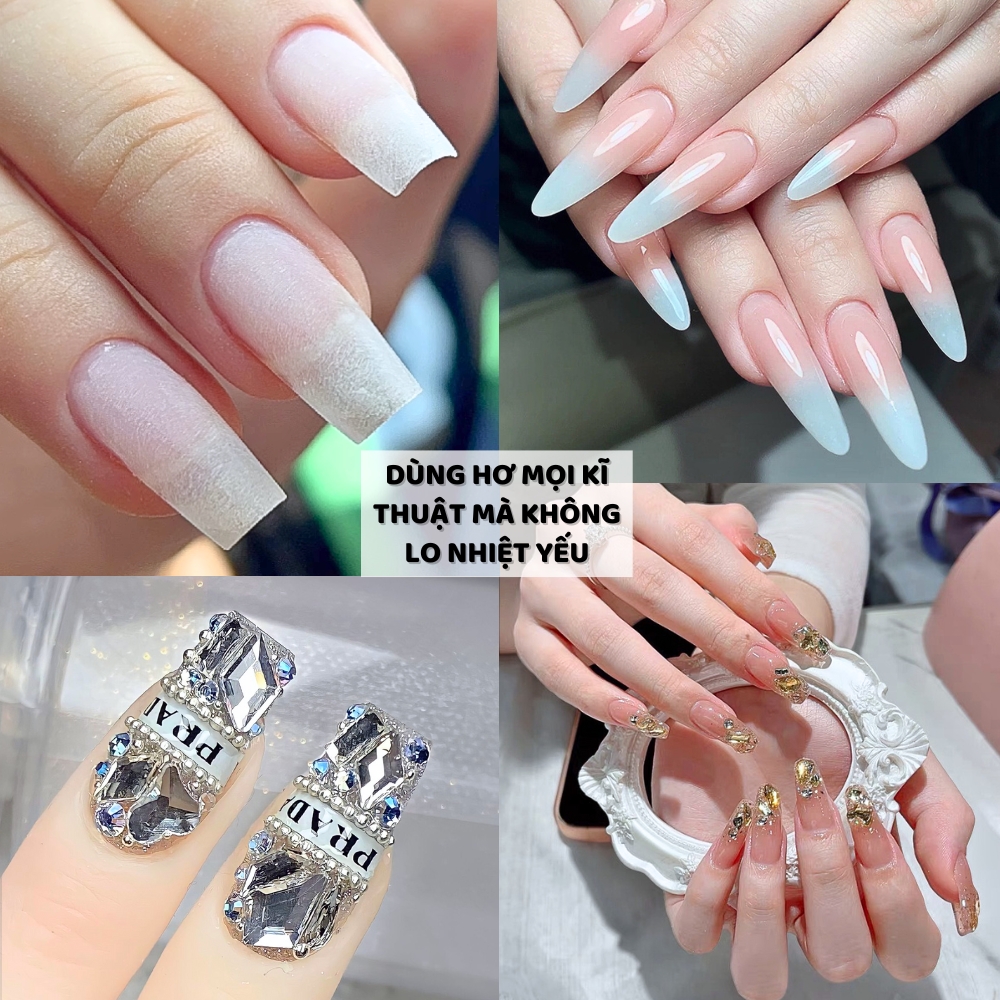 Đèn hơ móng mini cầm tay PISAN 3W Nghi Thảo
