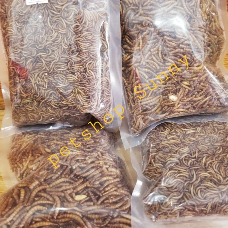 Sâu Trung Rang Cho Hamster,Sóc,Nhím 100G