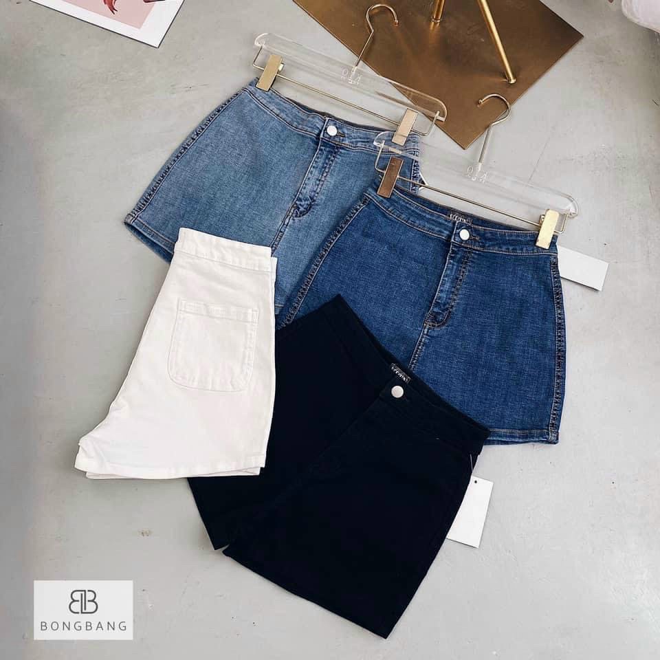 Quần Short bò Nữ Cạp Cao - Gen bụng - BIGSIZE xmtk