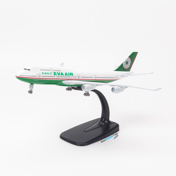 [HCM]Mô hình máy bay Eva Air Boeing B747 20cm Everfly