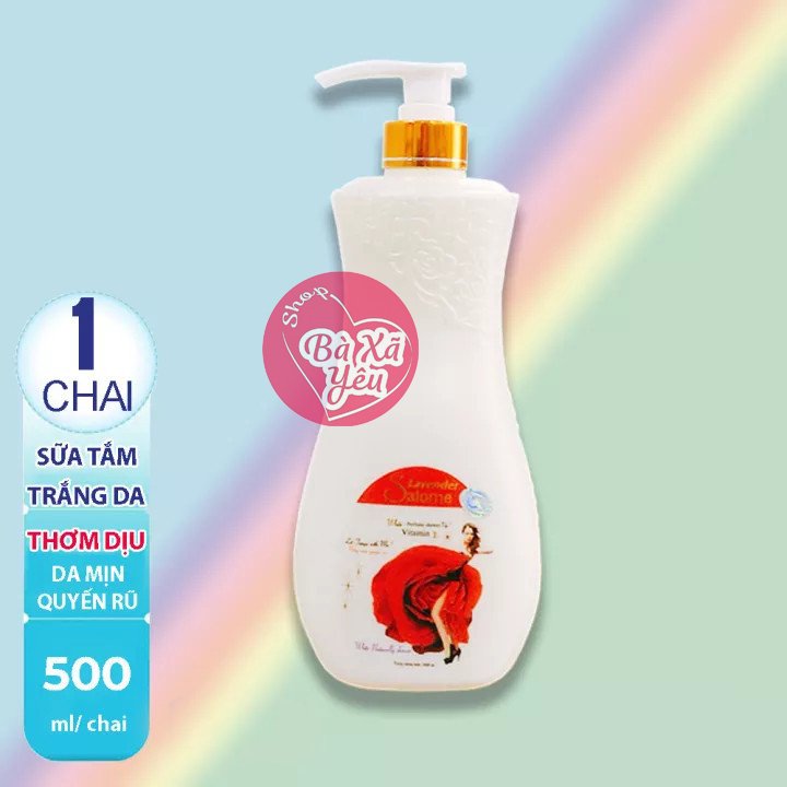 Sữa tắm trắng da Cao Cấp Salome 500ml