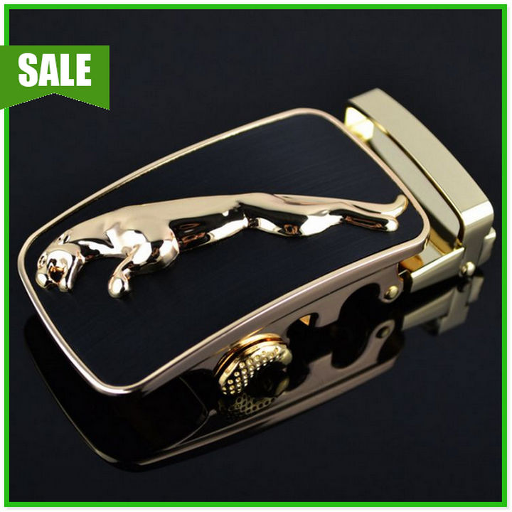 Men's Belt, Belt with Leopard Print, Soft and Durable Pu Leather Strap, 125cm