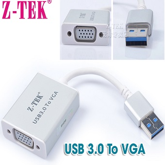 [HCM]Cáp USB Ra VGA 3.0 ZTEK ZY-197