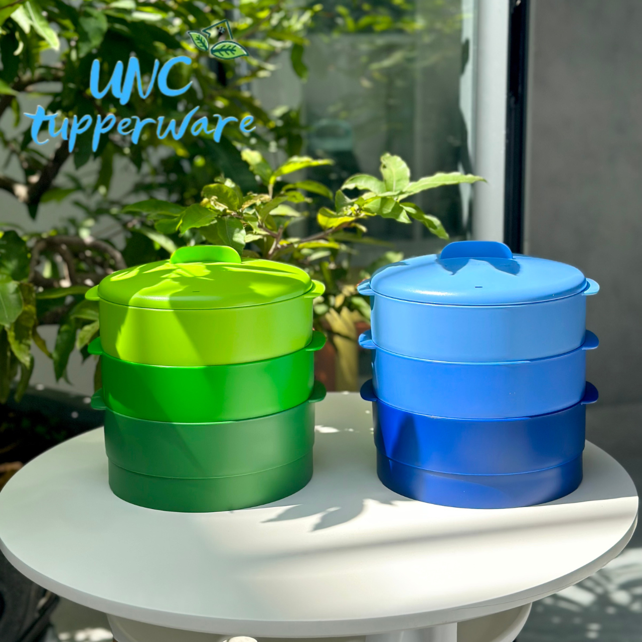Xửng Hấp Tupperware Steam It 3 Tầng