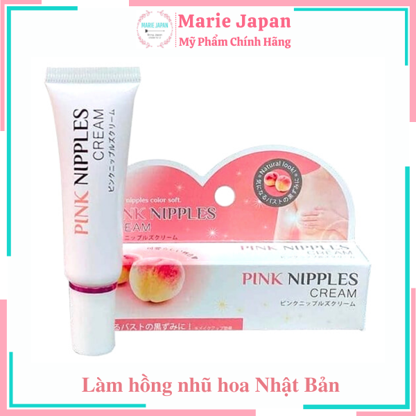 [HCM]Kem làm hồng nhũ hoa Pink Nipples Cream 20g Nhật Bản nhập khẩu