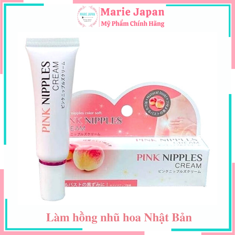 [HCM]Kem làm hồng nhũ hoa Pink Nipples Cream 20g Nhật Bản nhập khẩu