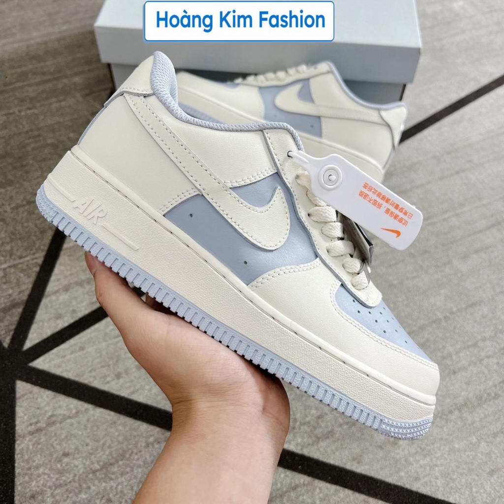 Giày Sneaker AF1 Khoai Môn, Giày thể thao Xanh Kem, Giày Air Force 1 Đủ Size Nam Nữ Full Box