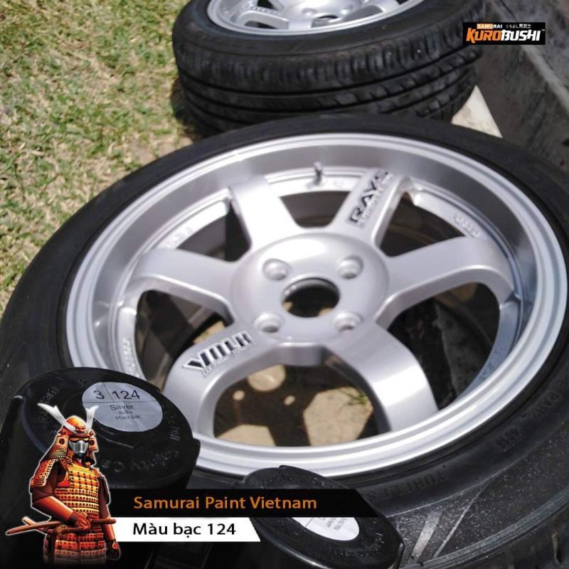Sơn Samurai 124 màu bạc