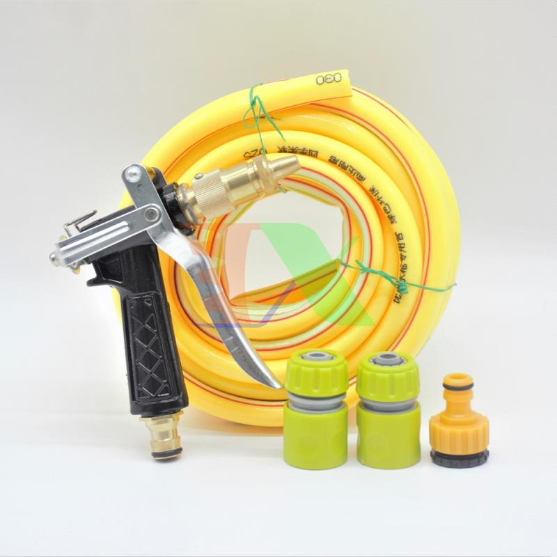 Set faucet spray watering plants, car wash bdt-5214 copper faucet 5 in 1 + 15m wire 16mm, watering plants, kit Car Wash watering multifunctional, watering vegetables