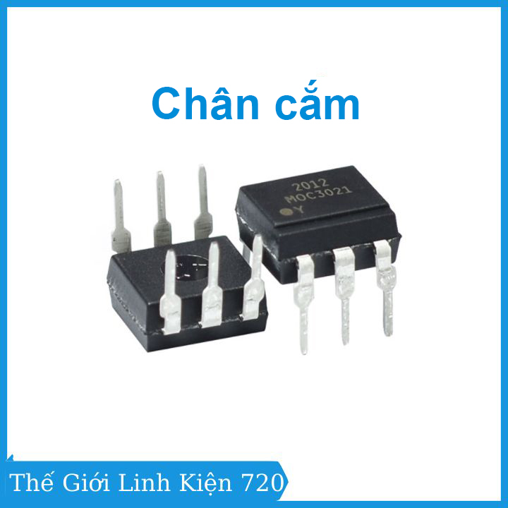 Combo 2 Ic MOC3021 6 chân cắm (DIP6) / chân dán(SOP6)