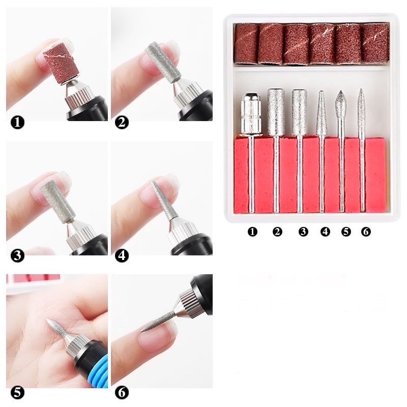 Máy mài móng tay làm nail phá bột, mài mịn