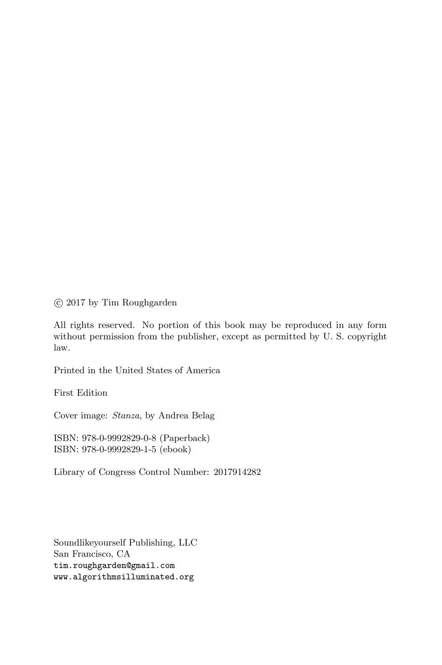 Algorithms Illuminated (Part 1,2,3,4)
