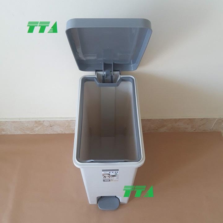 Thùng rác nhựa đạp chân Eco 20 lít