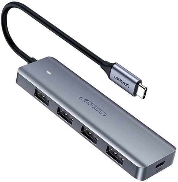 Bảng giá [HCM]Bộ chuyển đổi Hub USB Type-C sang 4 cổng USB 3.0 hỗ trợ cổng nguồn Micro USB 5V UGREEN CM164 70336 Phong Vũ