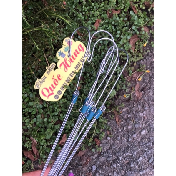 Combo 10 Móc treo bằng kẽm dầy ( 70cm )