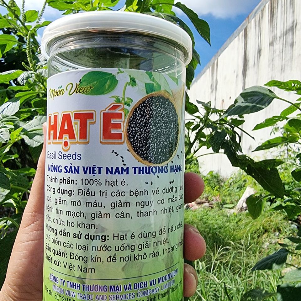 Hạt É Sạch Loại 1 Hũ 500g Thương Hiệu Monview