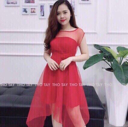 Đầm nữ dự tiệc dáng xòe