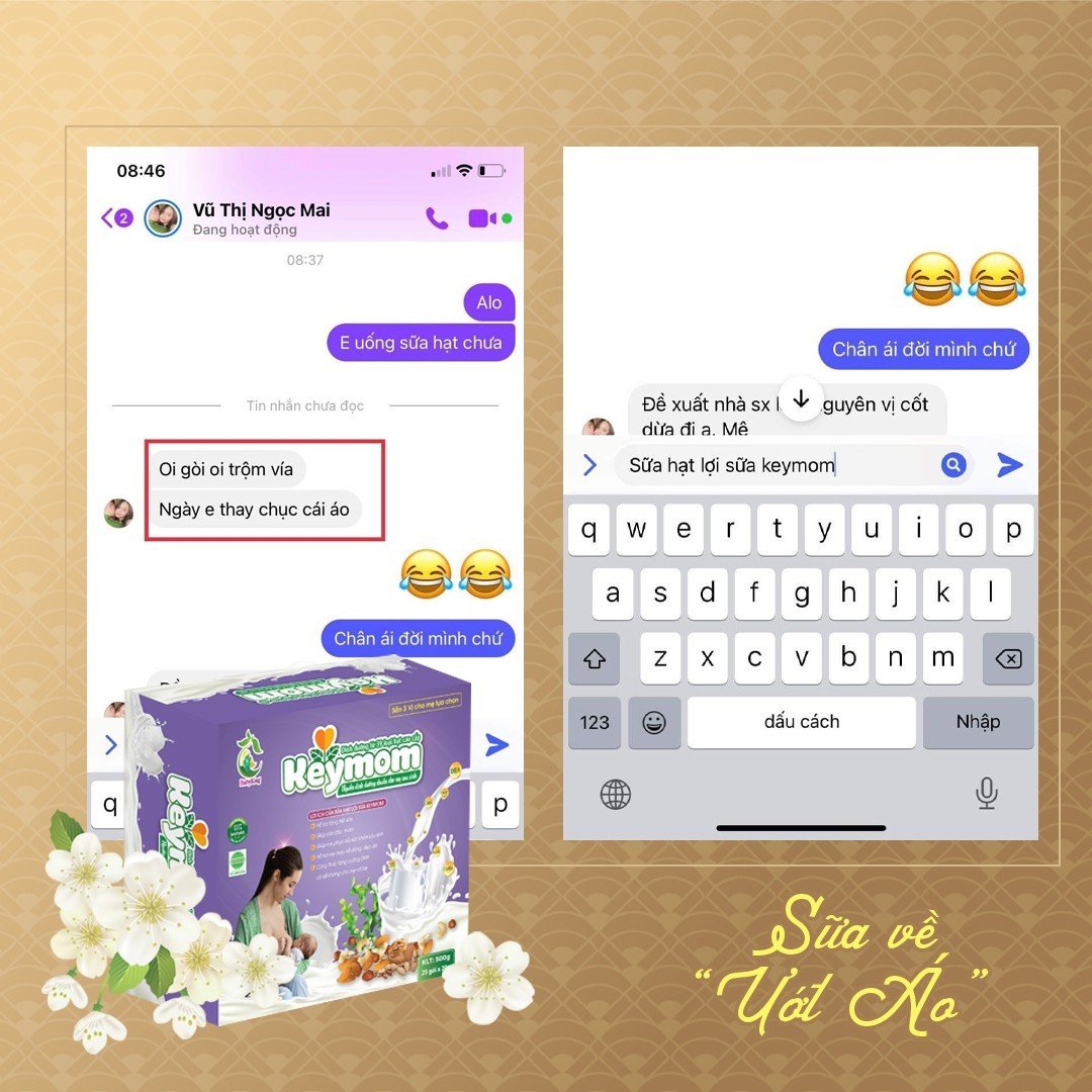 SỮA HẠT LỢI SỮA KEYMOM
