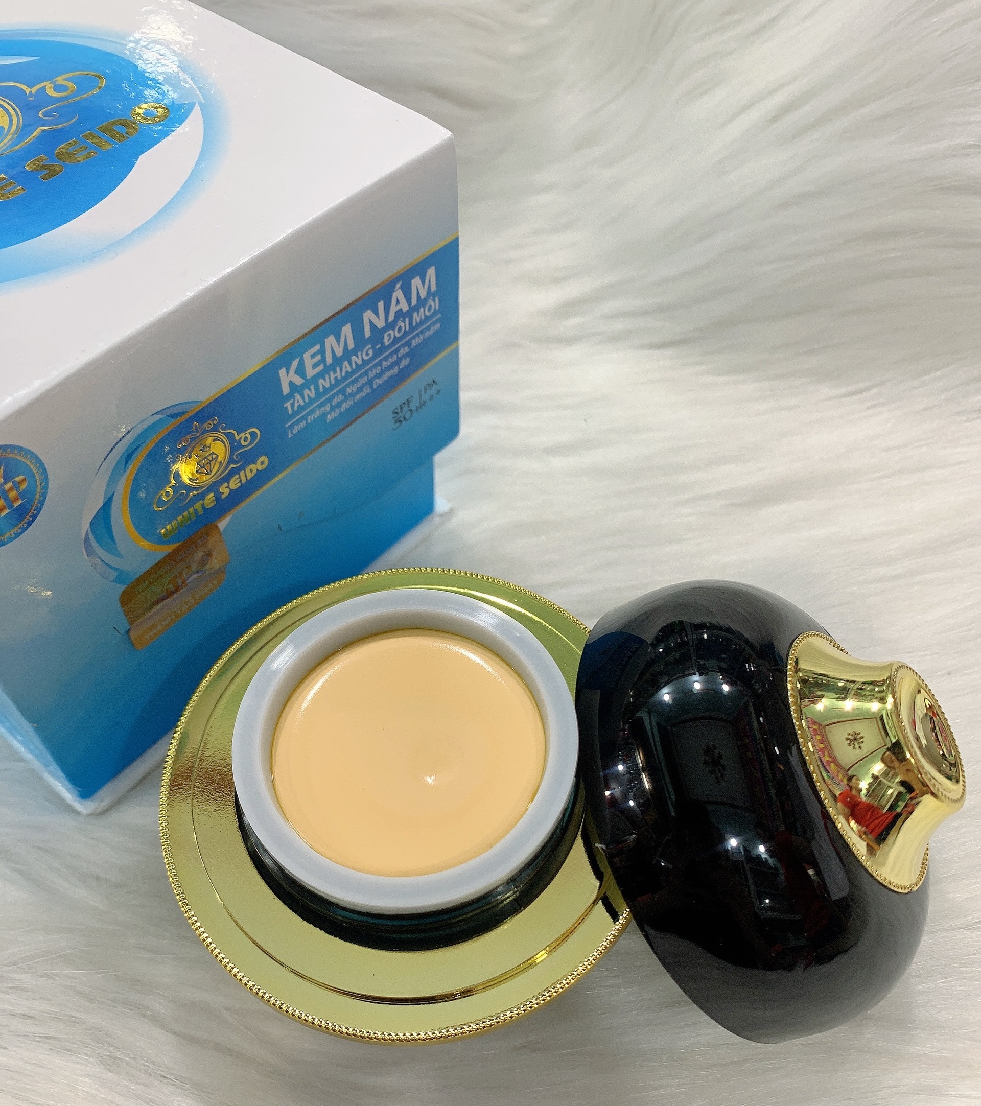 Kem white seido sạch nám tàn nhang đồi mồi 35gr