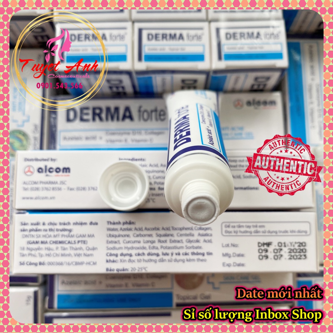 [HCM]Dermaforte [Auth-Date mới]- Gel giảm mụn