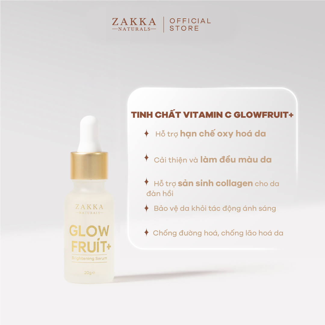 Serum  Vitamin C Zakka Naturals GlowFruit+ Brightening 20g