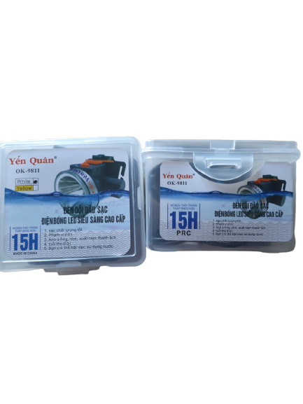 Đèn pin đội đầu yến quân 9811, siêu sáng ( ánh sáng trắng)