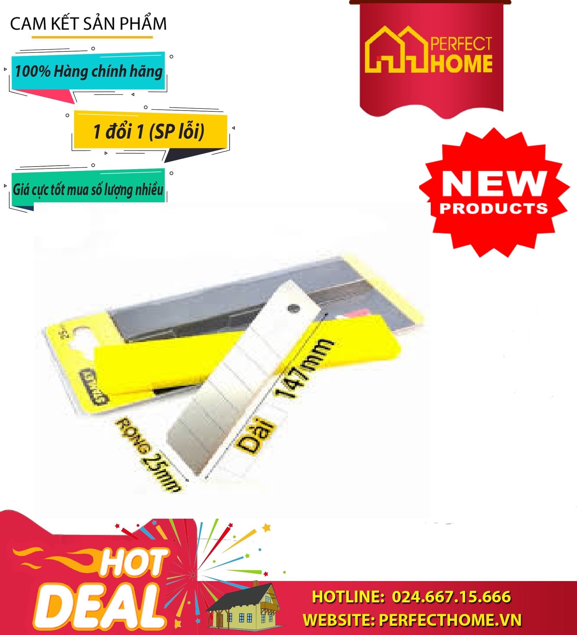 Lưỡi dao rọc cáp thẳng Stanley 11-325 25mm
